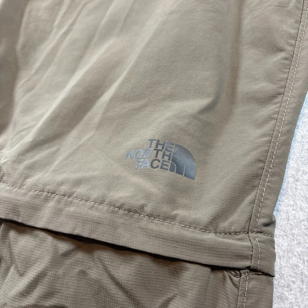 The North Face Pants Mens 38 (38x30)Brown Convertible Zip Off Hiking Outdoors
